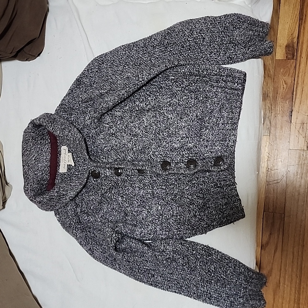 Cardigan knitted sweater